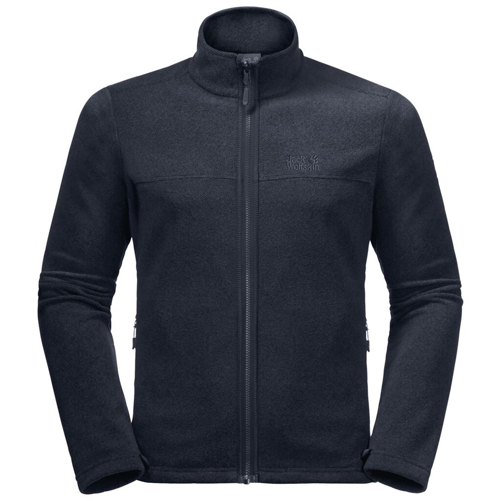 Chaquetas De Lana Jack Wolfskin Skywind Hombre Azules | ZV7182940