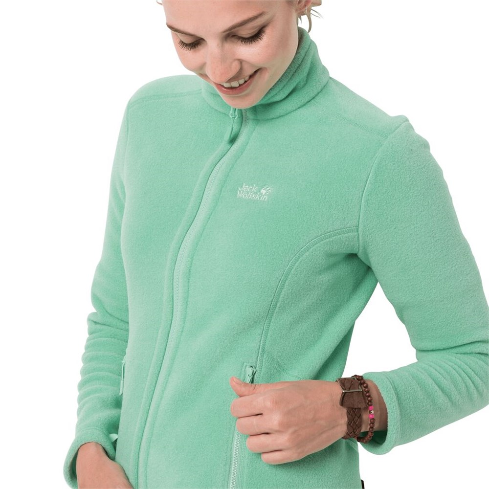 Chaquetas De Lana Jack Wolfskin W Moonrise Mujer Verdes | SB2816703