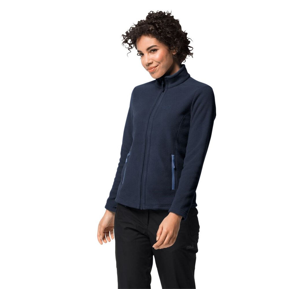 Chaquetas De Lana Jack Wolfskin W Moonrise Mujer Azules | DR6305917