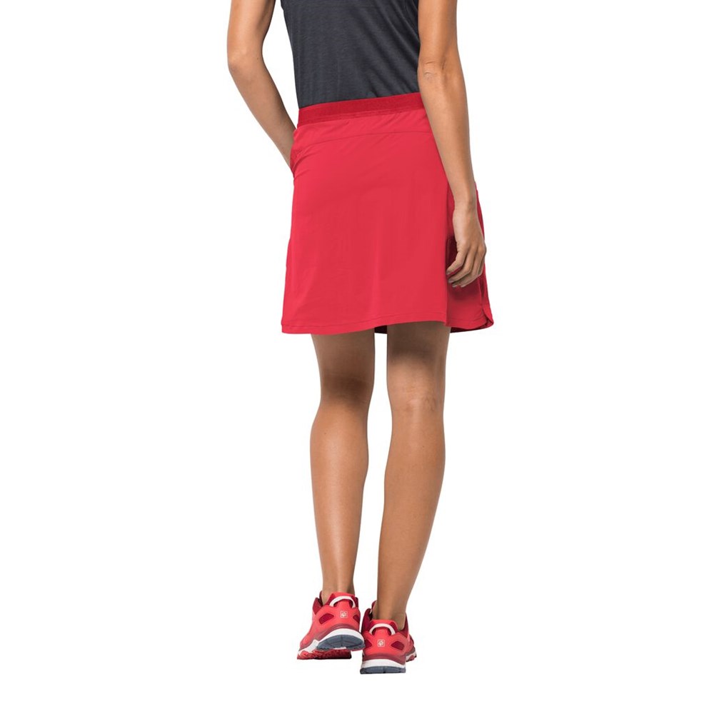 Falda Jack Wolfskin Hilltop Trail Mujer Rojos | DU7021359