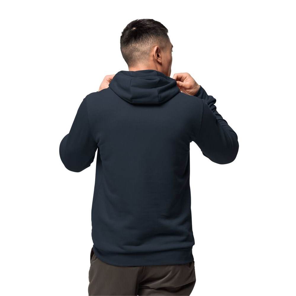 Jerséis Jack Wolfskin 365 Hideaway Hoody Hombre Azules | VE1475390