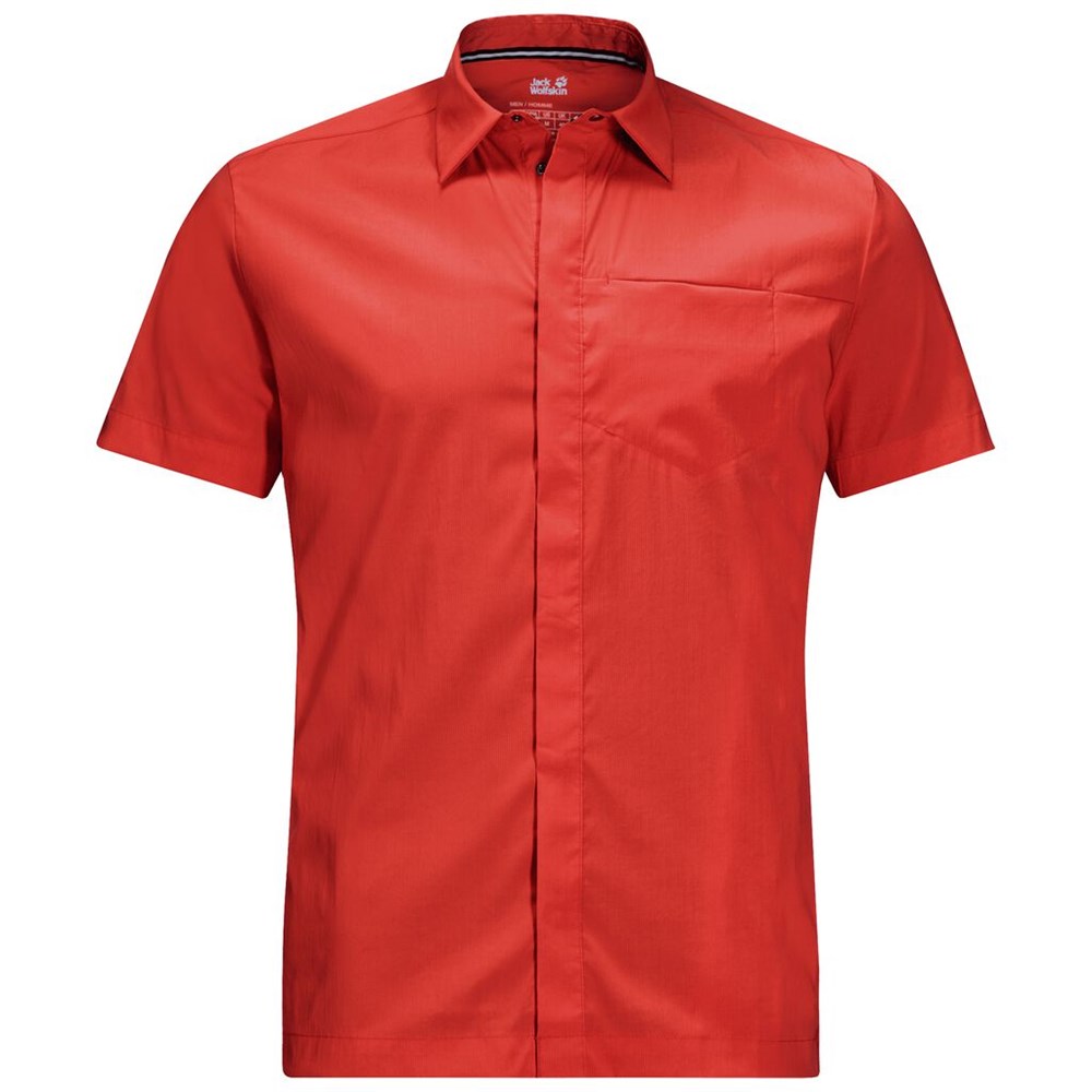 Jerséis Jack Wolfskin Jwp Hombre Naranjas Rojos | GU2893170