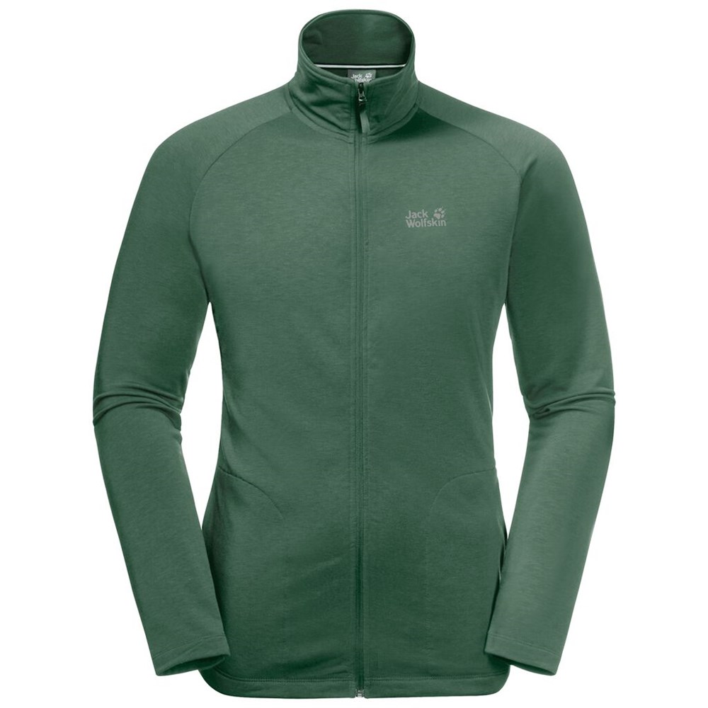 Jerséis Jack Wolfskin Jwp Midlayer Hombre Verde Oliva | NA5913264