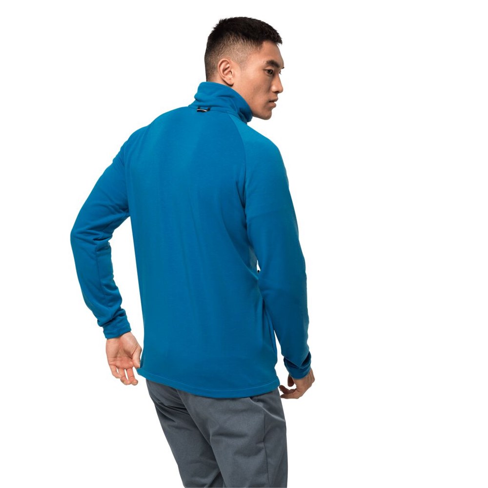 Jerséis Jack Wolfskin Jwp Midlayer Hombre Azules | OI5284137