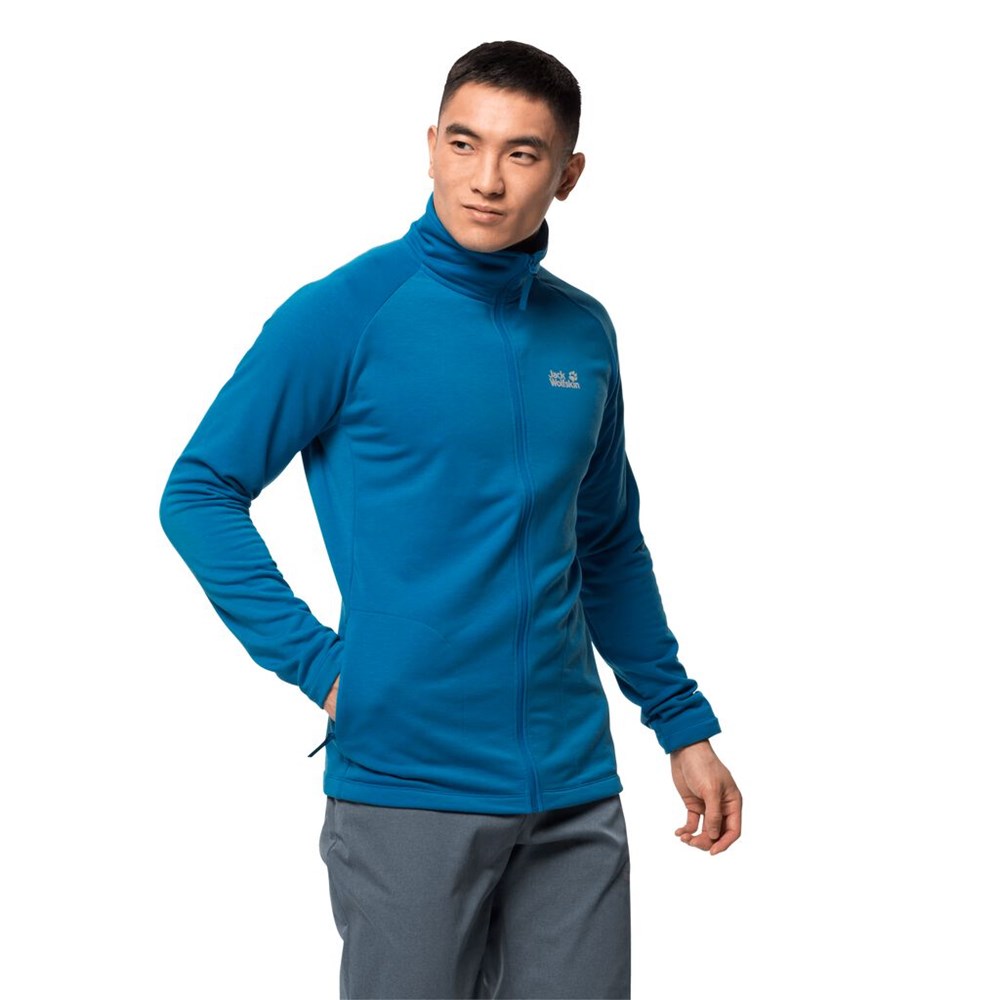 Jerséis Jack Wolfskin Jwp Midlayer Hombre Azules | OI5284137