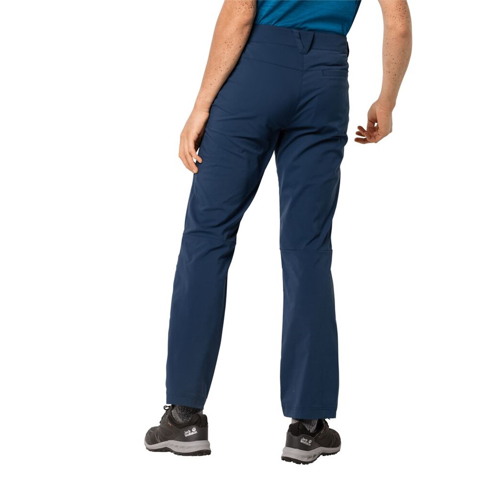 Pantalón softshell Jack Wolfskin Activate Light Hombre Azules Oscuro | MF3748906