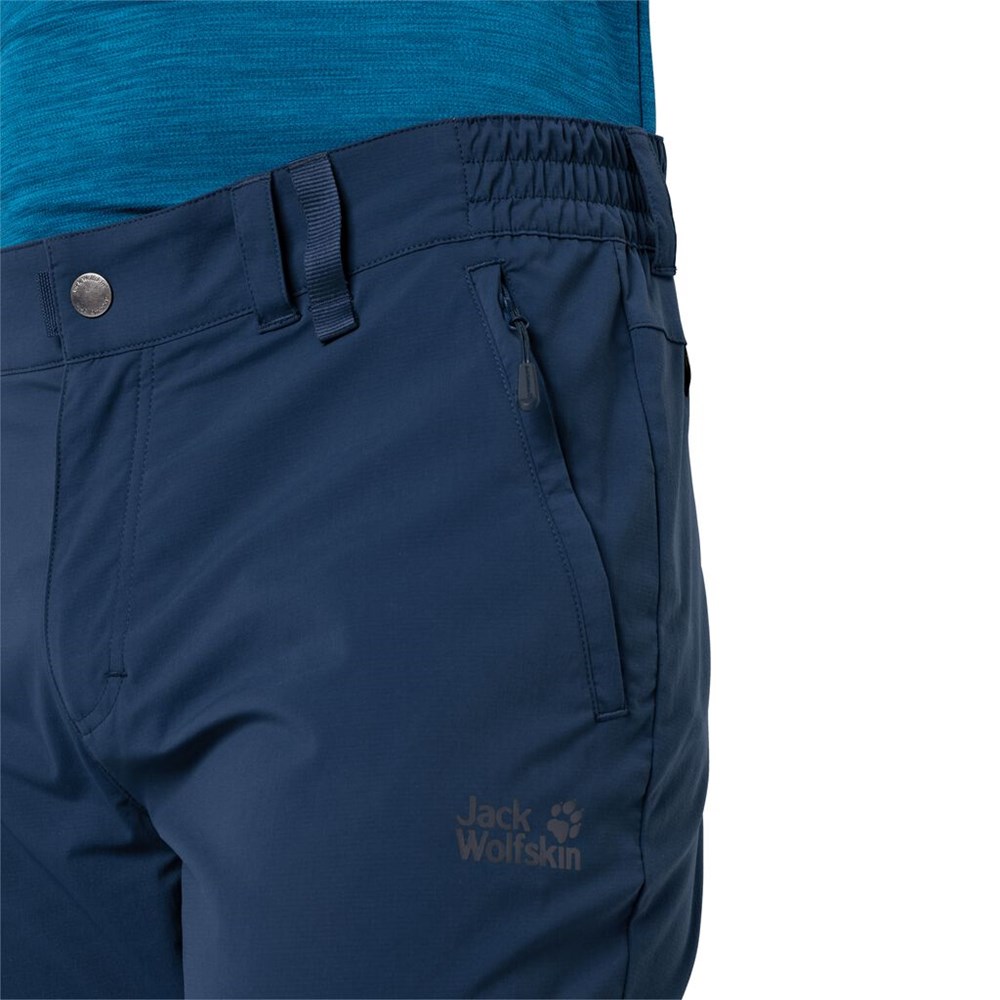 Pantalón softshell Jack Wolfskin Activate Light Hombre Azules Oscuro | MF3748906