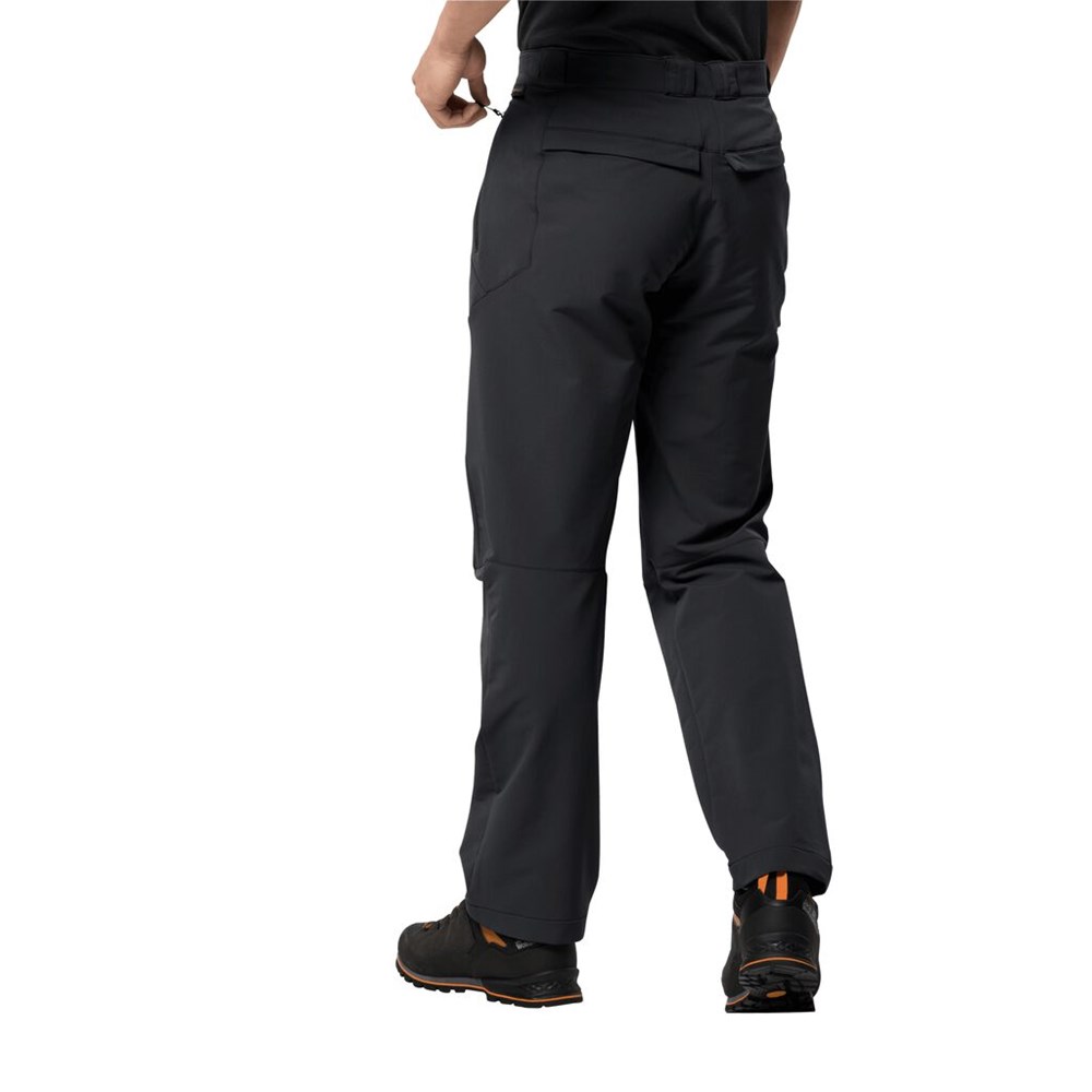 Pantalón softshell Jack Wolfskin Activate Thermic Hombre Negros | FL6498517