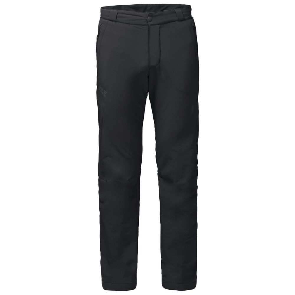 Pantalón softshell Jack Wolfskin Activate Thermic Hombre Negros | FL6498517