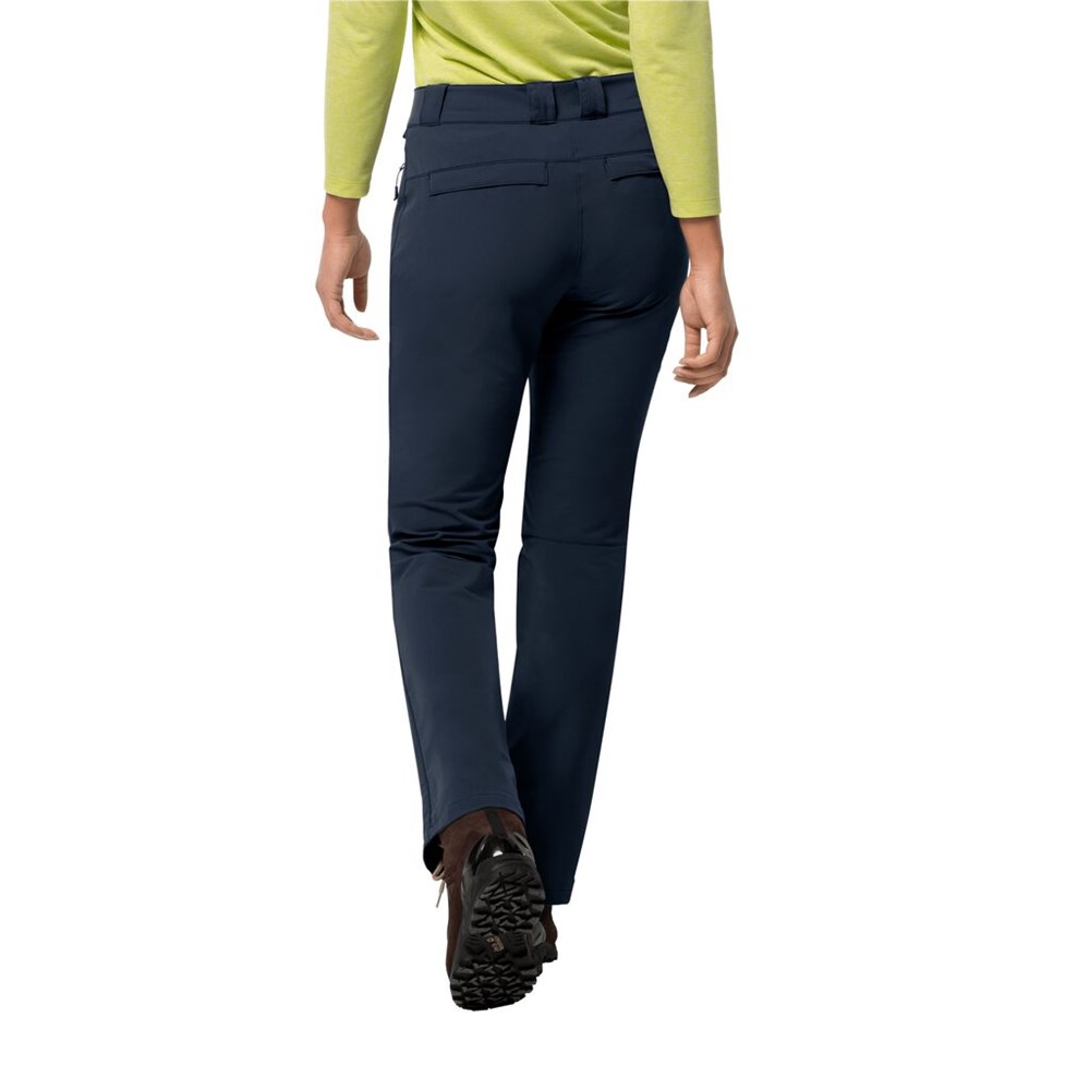 Pantalón softshell Jack Wolfskin Activate Thermic Mujer Azules | CB2175038