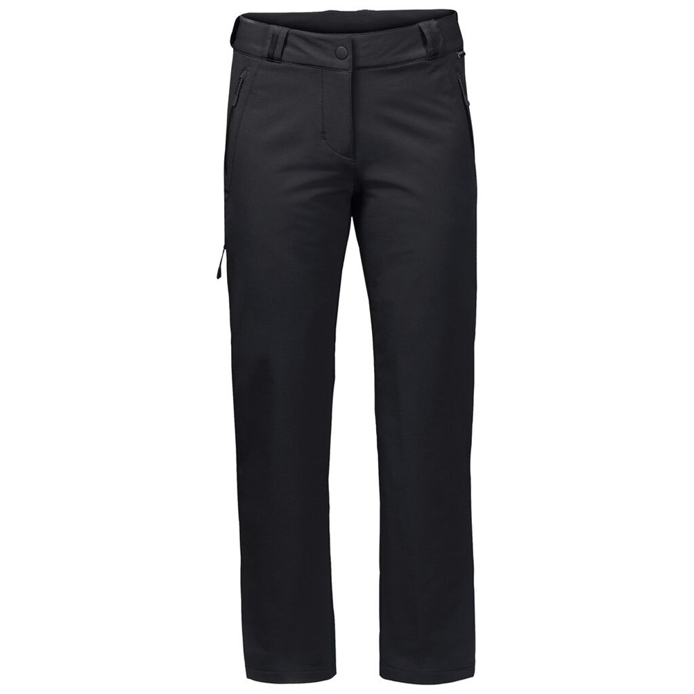 Pantalón softshell Jack Wolfskin Activate Thermic Mujer Negros | ZB6023194