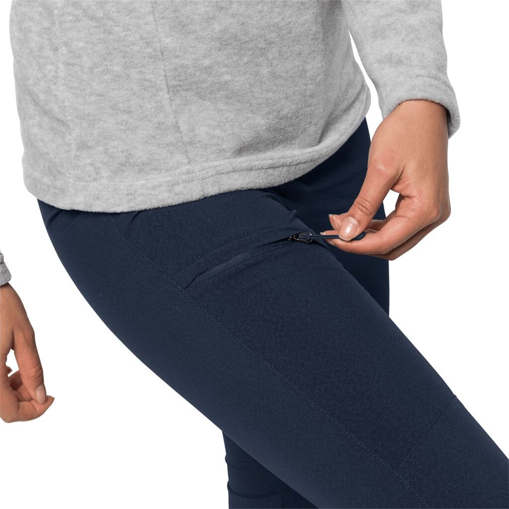 Pantalón softshell Jack Wolfskin Activate Sky Xt Mujer Azules | KT1823576