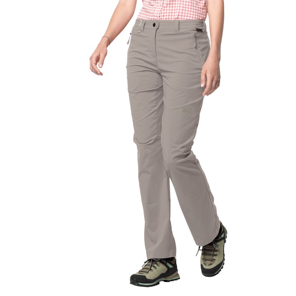 Pantalón softshell Jack Wolfskin Activate Light Mujer Grises Claro | PN7193402