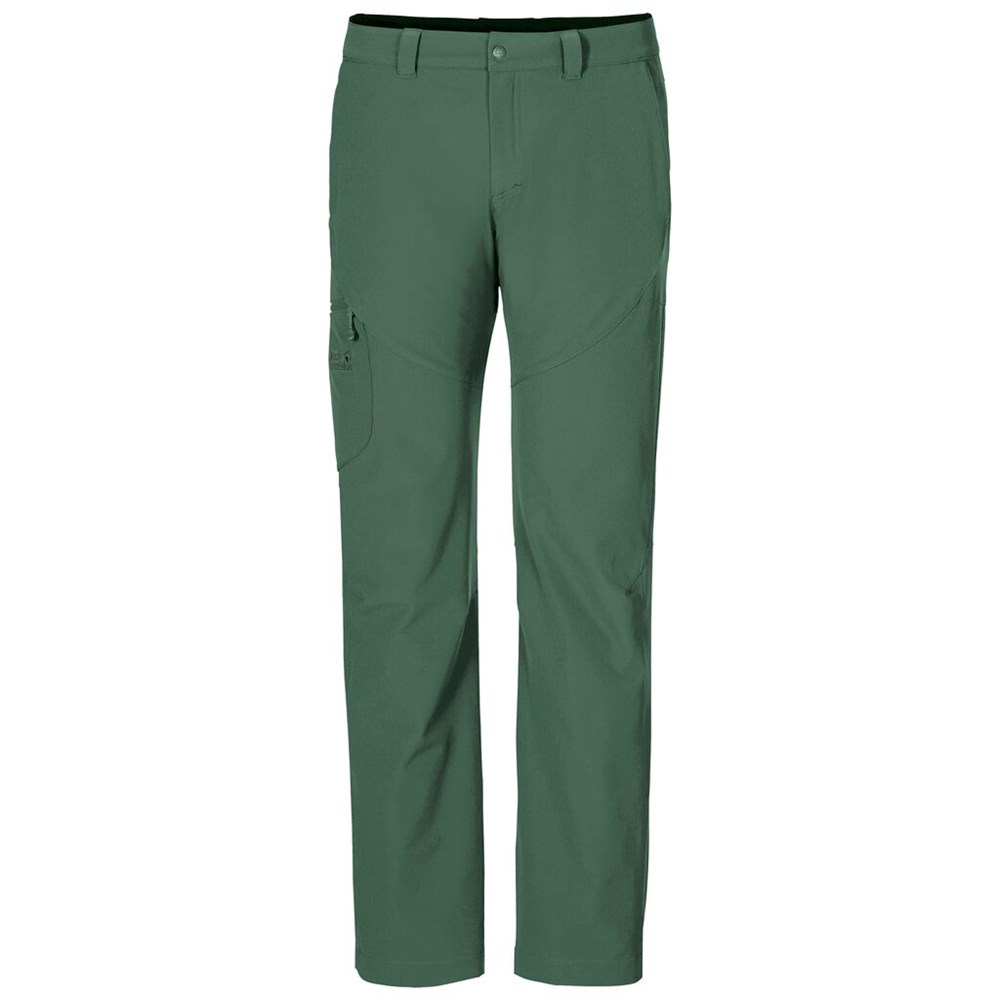 Pantalón softshell Jack Wolfskin Chilly Track Xt Hombre Verde Oliva | BU8561943