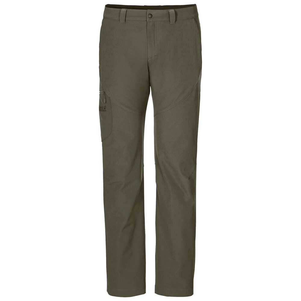 Pantalón softshell Jack Wolfskin Chilly Track Xt Hombre Grises | LY4015367