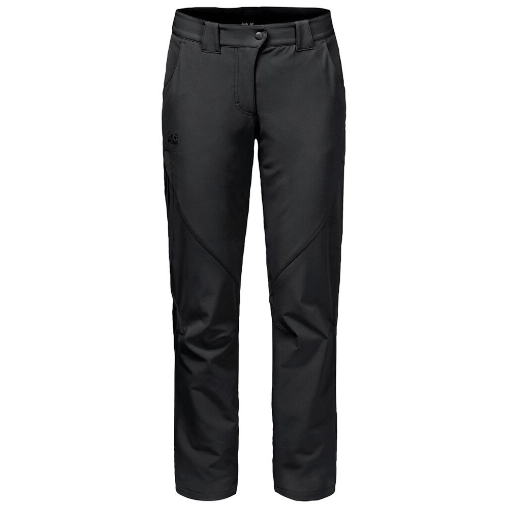 Pantalón softshell Jack Wolfskin Chilly Track Xt Mujer Negros | GN1084965