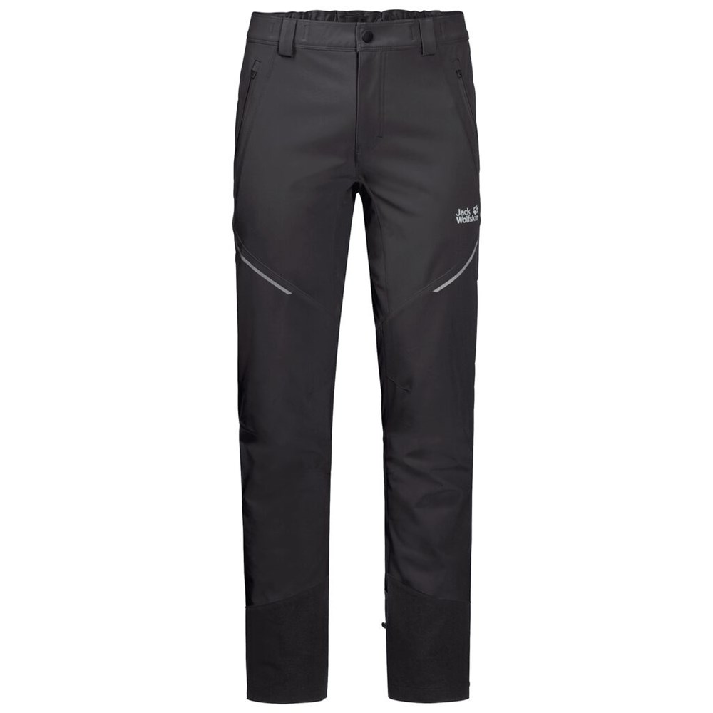 Pantalón softshell Jack Wolfskin Gravity Slopeen Hombre Negros | XC9420157