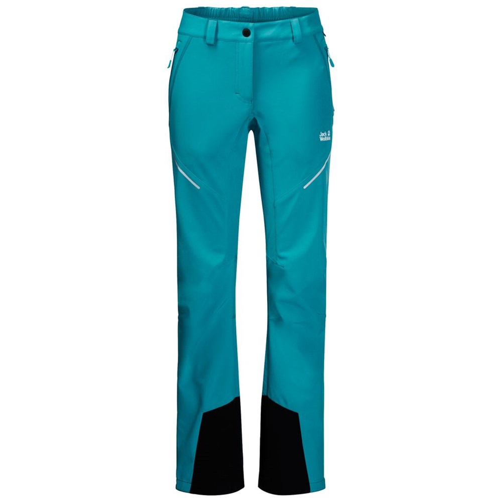 Pantalón softshell Jack Wolfskin Gravity Slope Mujer Azules Oscuro | JM5183972