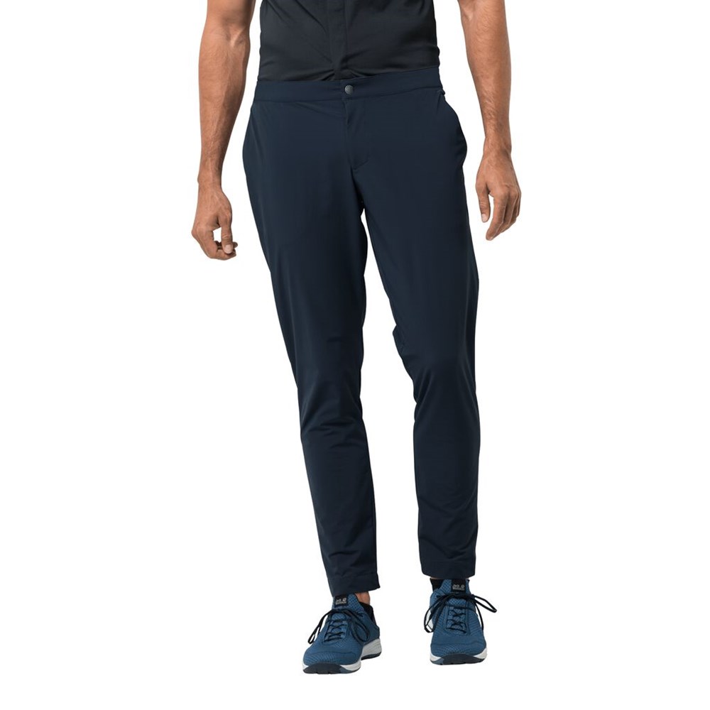 Pantalón softshell Jack Wolfskin Jwp Hombre Azules | NO1783256