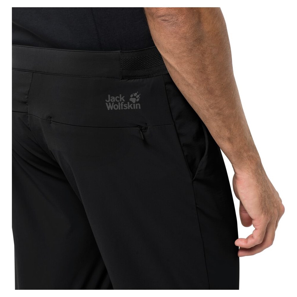 Pantalón softshell Jack Wolfskin Jwp Hombre Negros | HZ6475981