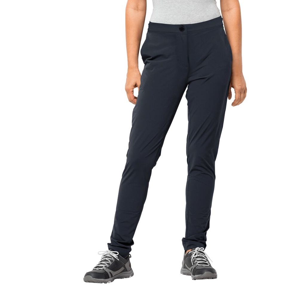 Pantalón softshell Jack Wolfskin Jwp Mujer Azules | WB2960473