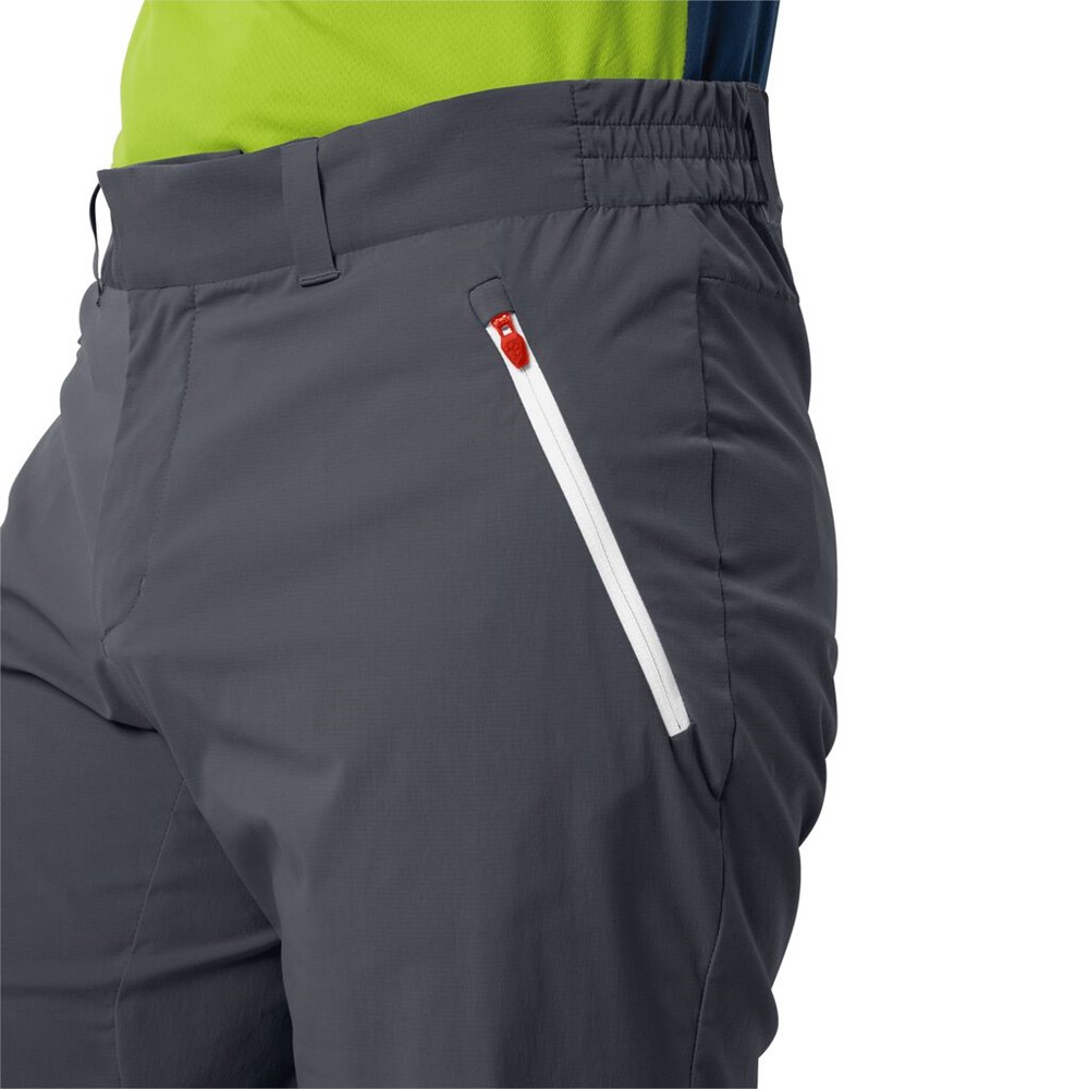 Pantalón softshell Jack Wolfskin Overland Hombre Anthracite | SE0947631