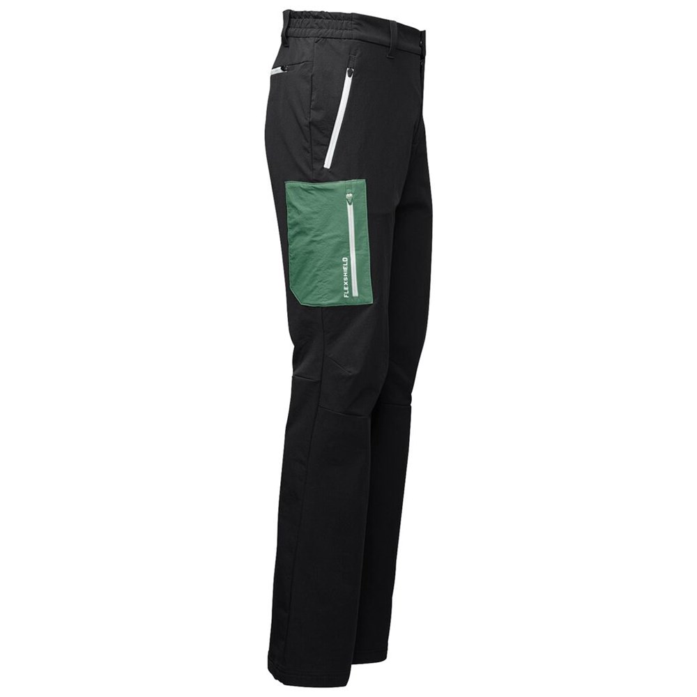 Pantalón softshell Jack Wolfskin Overland Ii Hombre Negros | XU8976435