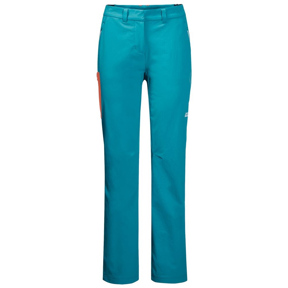 Pantalón softshell Jack Wolfskin Overland Ii Mujer Azules Oscuro | OV7564283