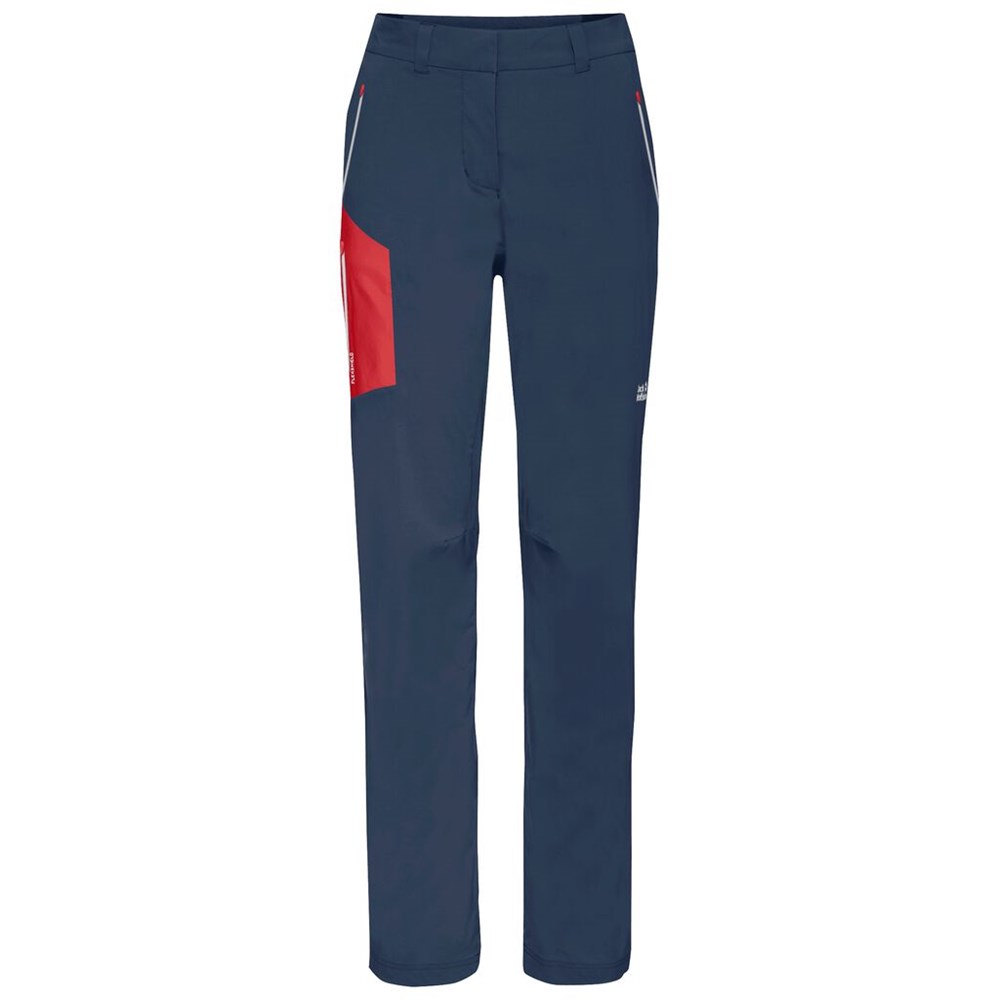 Pantalón softshell Jack Wolfskin Overland Mujer Azules Oscuro | WA0421983