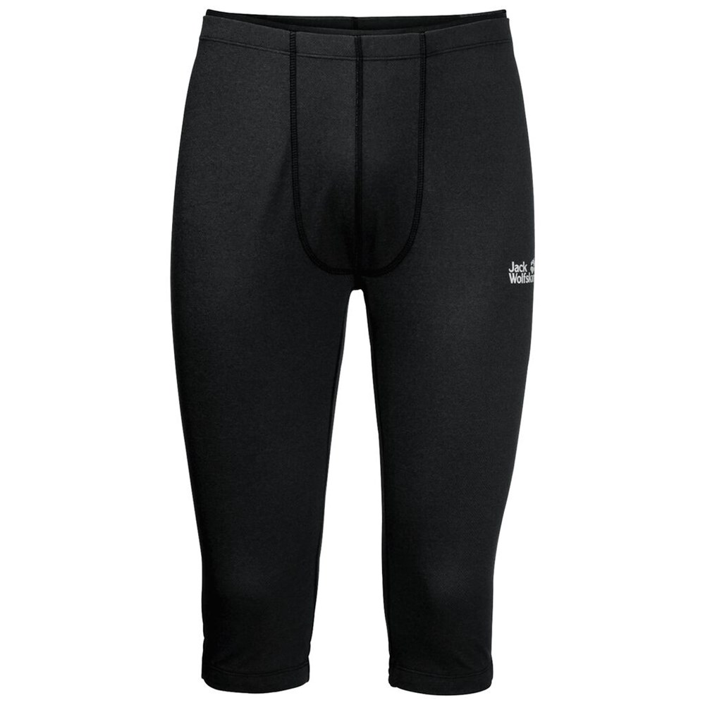 Pantalón softshell Jack Wolfskin Sky Range 3/4 Hombre Negros | PI1235469