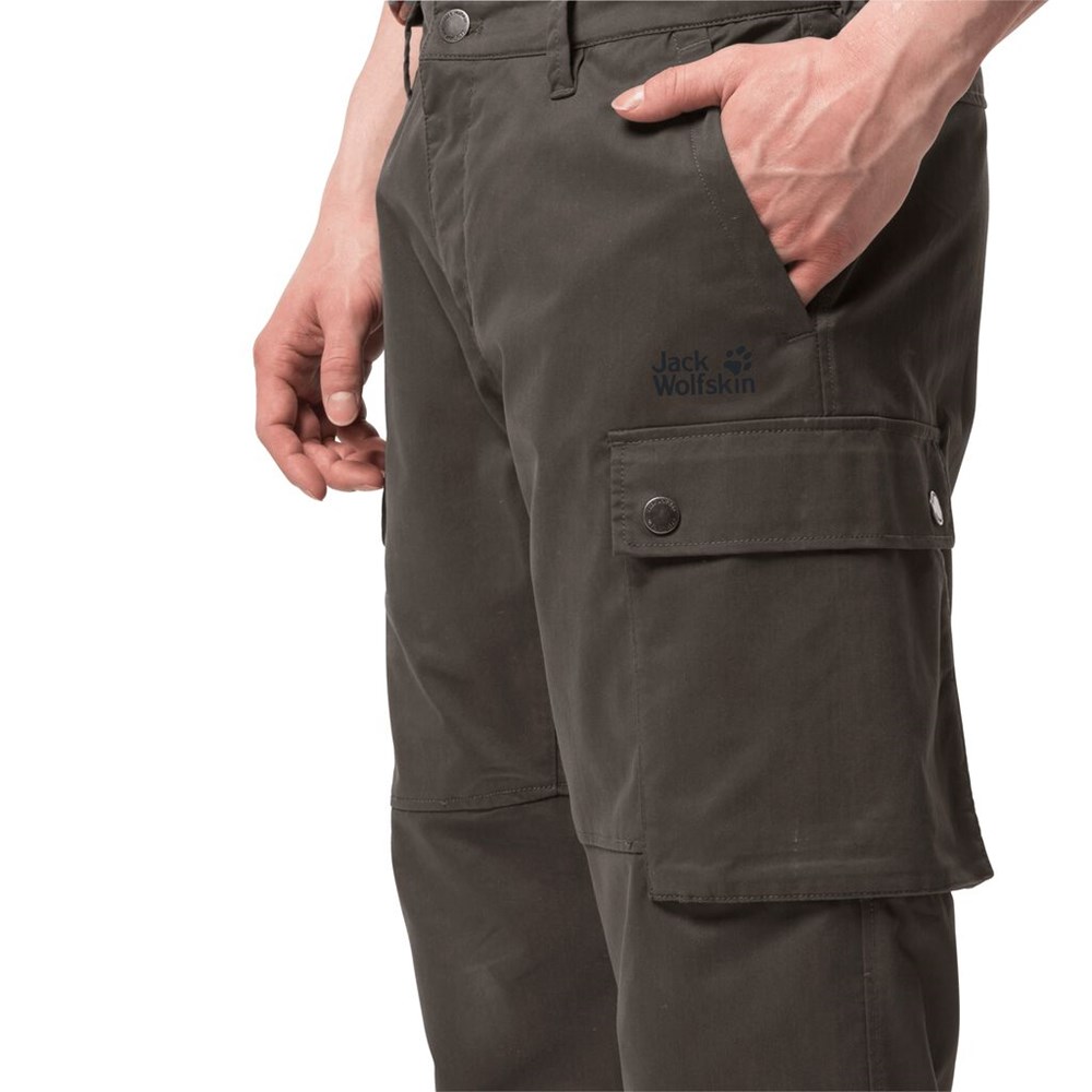 Pantalones Casuales Jack Wolfskin Arctic Road Cargo Hombre Grises Marrom | LG9845206