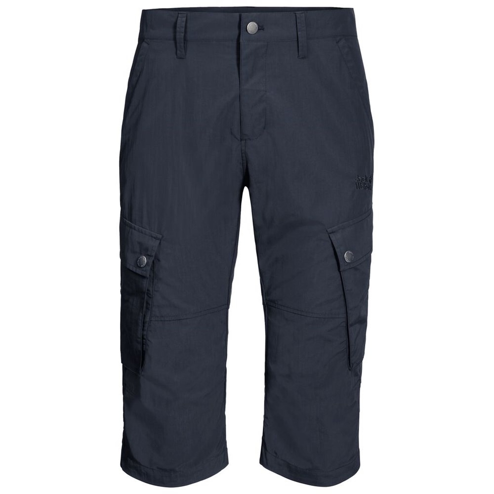 Pantalones Casuales Jack Wolfskin Desert Valley 3/4 Hombre Azules | RN5671498