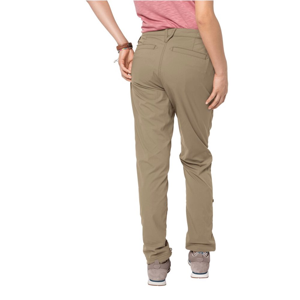 Pantalones Casuales Jack Wolfskin Desert Roll-up Mujer Marrom | WN2045378