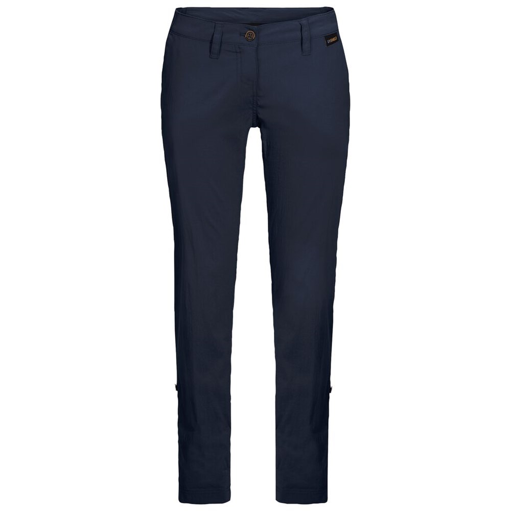 Pantalones Casuales Jack Wolfskin Desert Roll-up Mujer Azules | LZ2864951