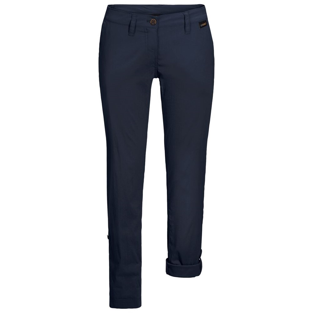 Pantalones Casuales Jack Wolfskin Desert Roll-up Mujer Azules | LZ2864951