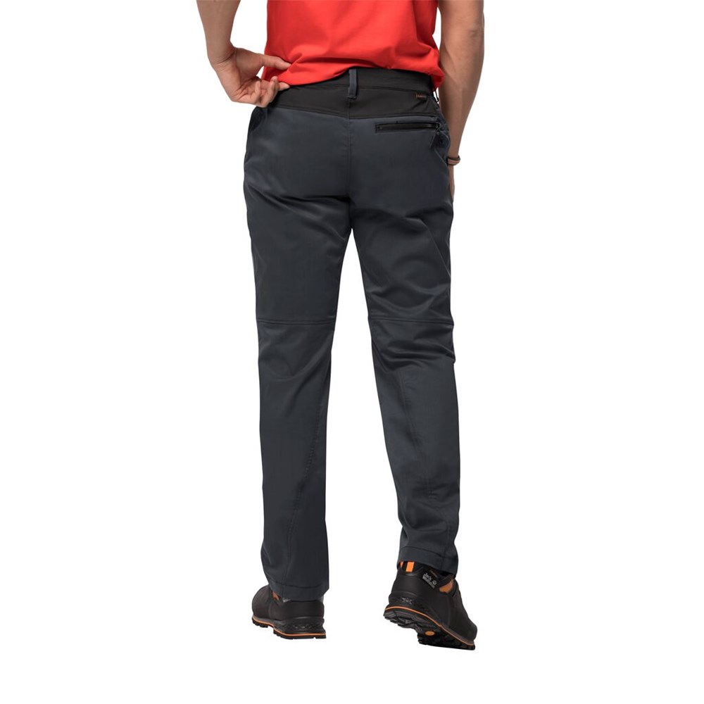 Pantalones Casuales Jack Wolfskin Dover Road Hombre Negros | FD2634187