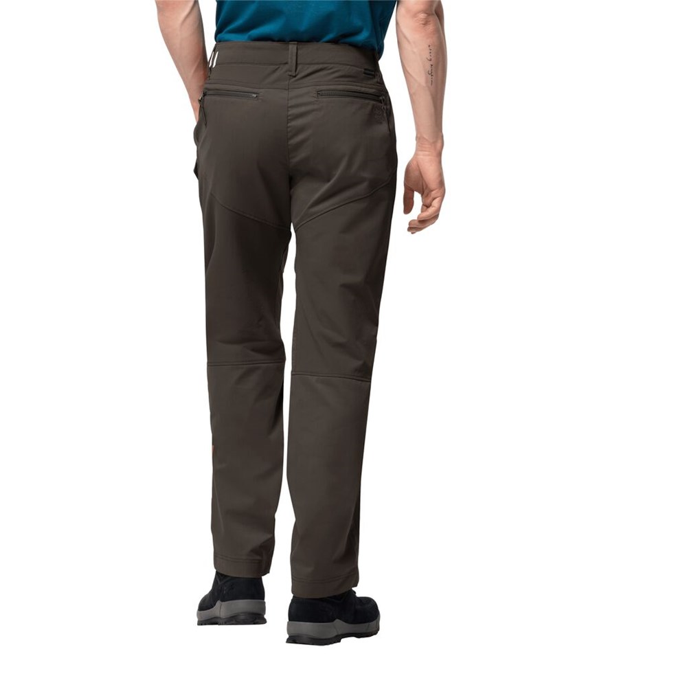 Pantalones Casuales Jack Wolfskin Dover Road Cargo Hombre Grises Marrom | XG9781326