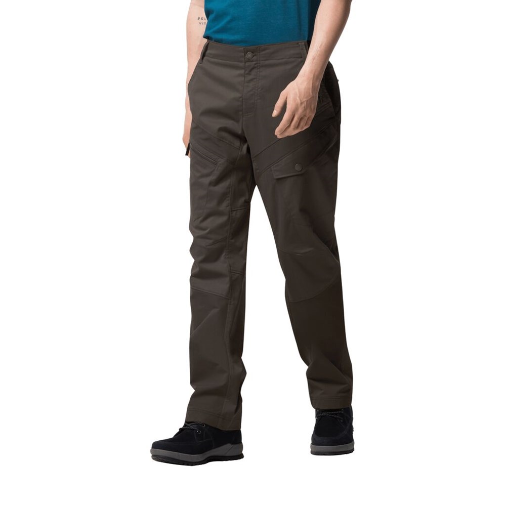 Pantalones Casuales Jack Wolfskin Dover Road Cargo Hombre Grises Marrom | XG9781326