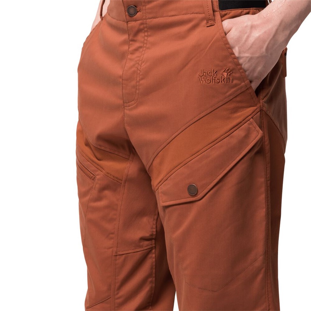 Pantalones Casuales Jack Wolfskin Dover Road Cargo Hombre Cobra | YB0723689