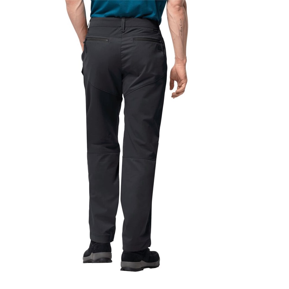 Pantalones Casuales Jack Wolfskin Dover Road Cargo Hombre Negros | GC1794826