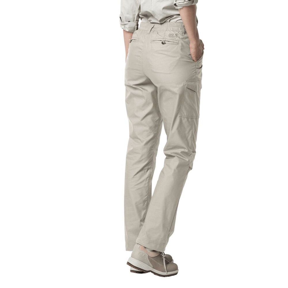 Pantalones Casuales Jack Wolfskin Lakeside Mujer Grises | YR0874561