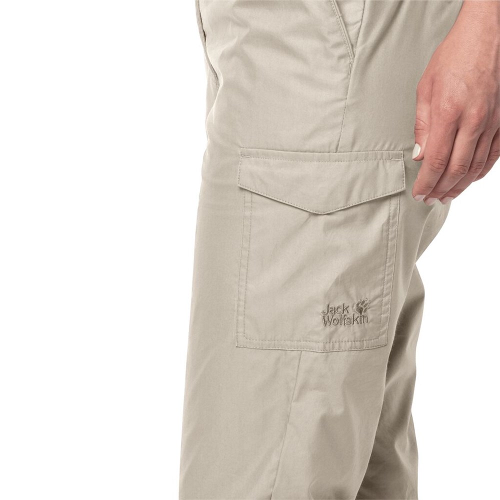 Pantalones Casuales Jack Wolfskin Lakeside Mujer Grises | YR0874561