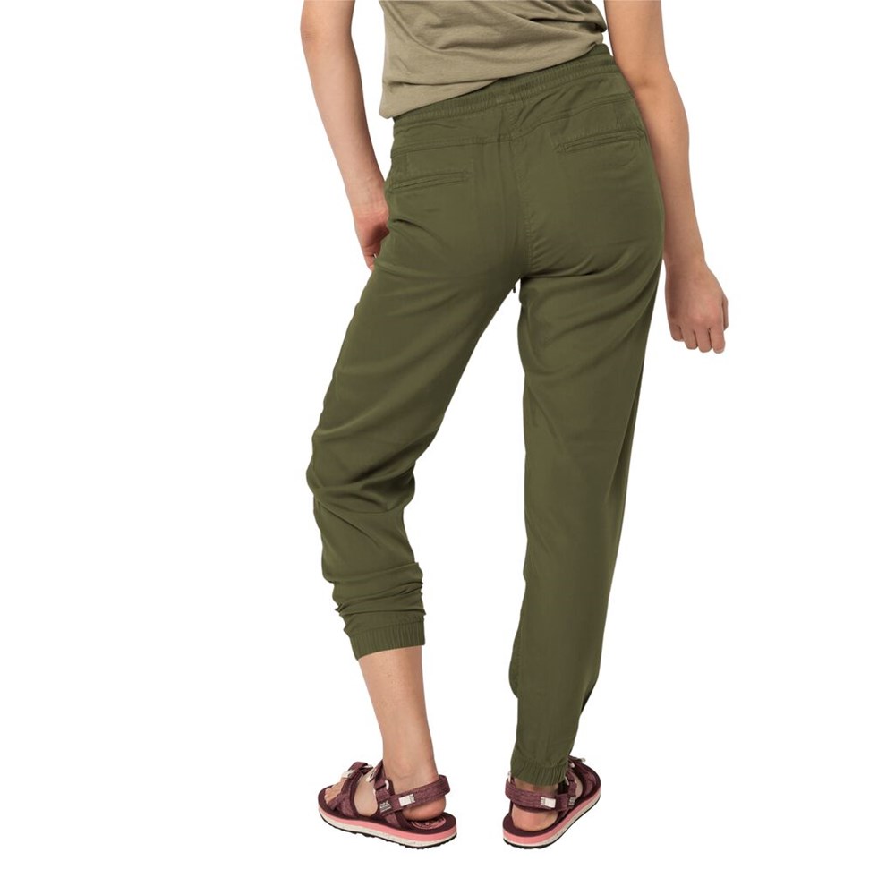 Pantalones Casuales Jack Wolfskin Mojave Mujer Verdes | XN4283901