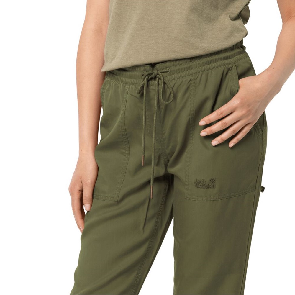 Pantalones Casuales Jack Wolfskin Mojave Mujer Verdes | XN4283901