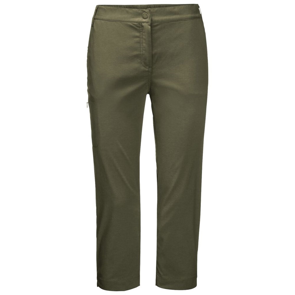 Pantalones Casuales Jack Wolfskin Senegal Mujer Verdes | BP7392841