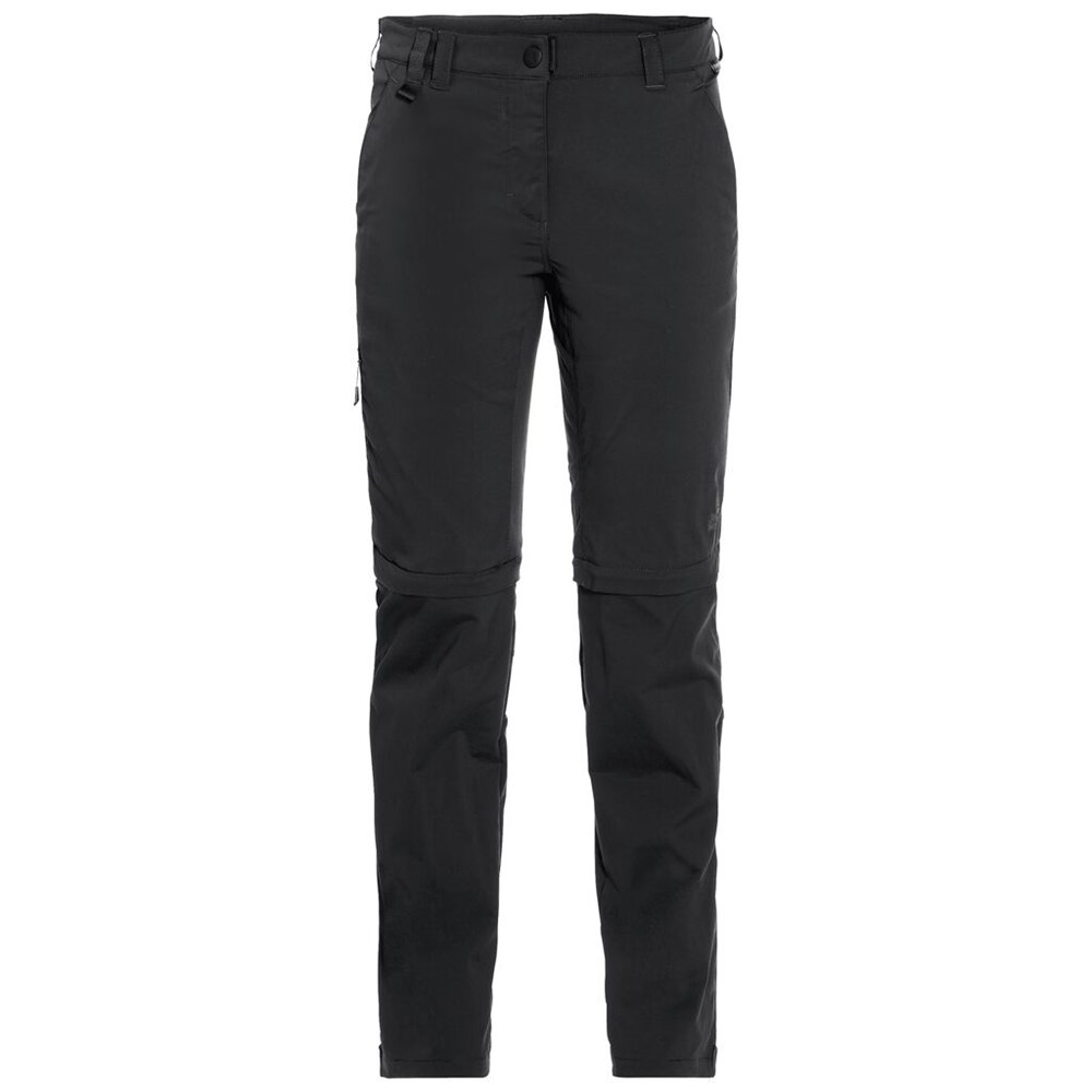 Pantalones De Senderismo Jack Wolfskin Activate Light Zip Off Mujer Negros | FA3596472