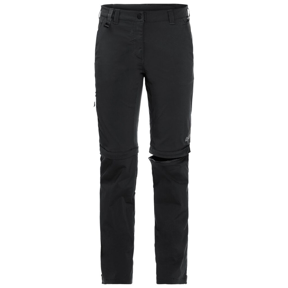 Pantalones De Senderismo Jack Wolfskin Activate Light Zip Off Mujer Negros | FA3596472