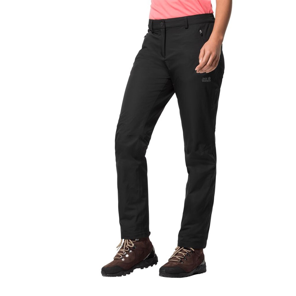 Pantalones De Senderismo Jack Wolfskin Parana Mujer Negros | GL0927485