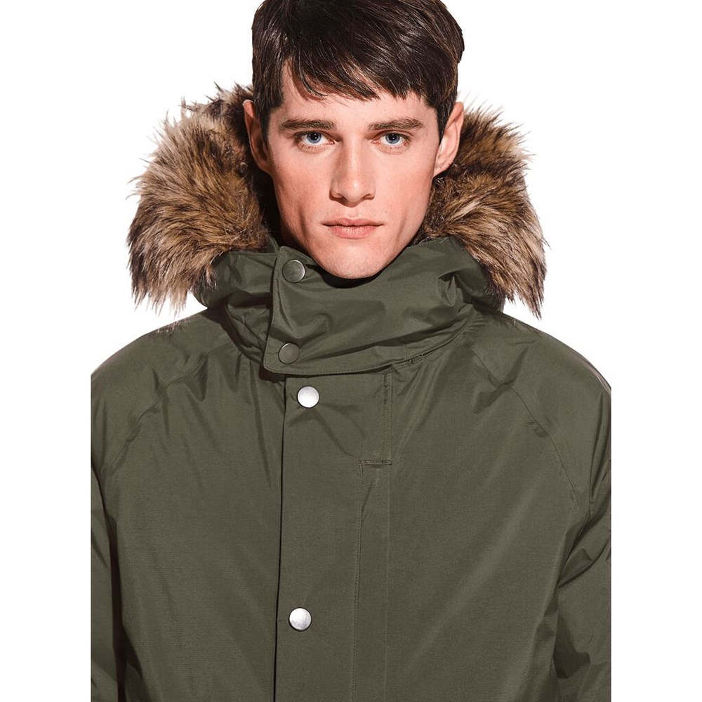 Parka hardshell Jack Wolfskin Osaka Hombre Verdes Verdes Oscuro | KC4023159