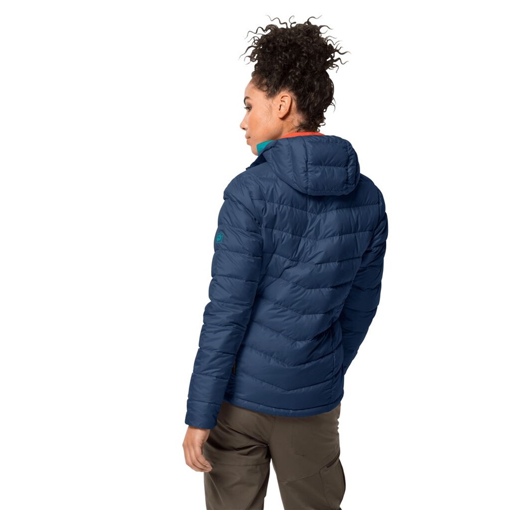 Plumifero Jack Wolfskin Helium Mujer Azules Oscuro | JD6170982